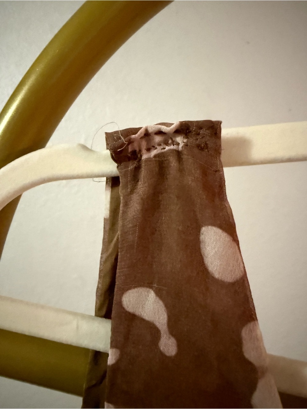 PrettyLittleThing Brown Printed Asymmetrical Midi Dress - Picture 2 of 8
